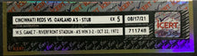 Load image into Gallery viewer, 1972 World Series Game 7 Ticket Stub Riverfront Stadium Reds vs As EX 5 by iCert