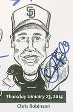 Load image into Gallery viewer, 2014 36th Annual St.Thomas Sports Spectacular Autographed x11 Celebrity Poster