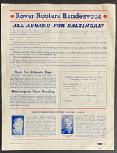 Load image into Gallery viewer, 1939 Madison Square Garden Hockey Program x2 Double Headers Rovers Vintage