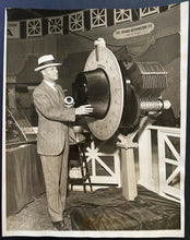 Load image into Gallery viewer, 1926 Type 1 Photo Tex Rickard At Newly Built Madison Square Garden Radio Fair