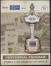 Load image into Gallery viewer, 2004 Canadian Open Golf Program+Ticket Signed x3 Singh Parnevik Howell PGA JSA