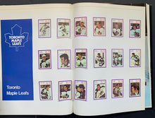 Load image into Gallery viewer, 1970-1971 Esso Power Player Album NHL Sticker Set Hardcover Book Complete Hockey
