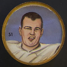 Load image into Gallery viewer, 1963 Nalley's Potato Chips CFL Football Token Plastic Coin #51 Dick Easterly