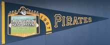 Load image into Gallery viewer, 1967 Pittsburgh Pirates Team Photo Full Size Pennant Baseball Roberto Clemente