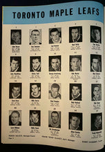 Load image into Gallery viewer, 1963 Stanley Cup Finals NHL Hockey Program Game 4 Leafs vs Detroit Red Wings