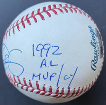 Load image into Gallery viewer, Dennis Eckersley Signed Baseball Autographed 1992 MVP/Cy Insc MLB Authenticated