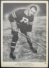 Load image into Gallery viewer, 1939-40 OPC V301-1 Kilby MacDonald Autographed Signed Card New York Rangers JSA