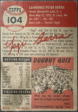 Load image into Gallery viewer, 1953 Topps Baseball Yogi Berra #104 New York Yankees MLB Baseball Card