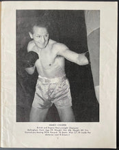 Load image into Gallery viewer, 1963 Cassius Clay Heavyweight Championship Fight Program Wembley Stadium Boxing