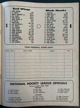 Load image into Gallery viewer, 1964 Detroit Olympia Playoff Hockey Program Game 4 Stanley Cup Final Red Wings