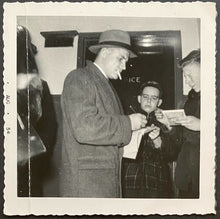 Load image into Gallery viewer, 1954 Gerry McNeil Photo Montreal Canadiens Hockey Vintage NHL Maple Leaf Gardens