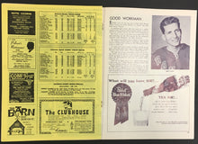 Load image into Gallery viewer, 1958 Boston Garden NHL Hockey Program Bruins vs Chicago Blackhawks Bobby Hull