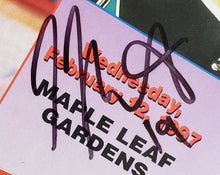 Load image into Gallery viewer, 1997 Maple Leaf Gardens NHL Draft Prospect Game Program Signed By Joe Thorton