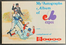 Load image into Gallery viewer, 1970 Montreal Expos Autograph Album Booklet Unused Vintage MLB Baseball