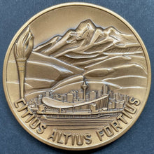 Load image into Gallery viewer, 1988 XV Winter Olympics Official Participation Bronze Medal Calgary Canada