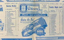 Load image into Gallery viewer, 1951 Maple Leaf Gardens NHL Playoff Hockey Program Game 4 Semi Finals Bruins