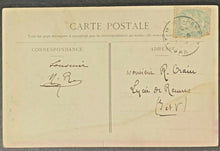 Load image into Gallery viewer, 1906 Rare Postcard Vincenzo Lancia Italian Racing Driver In His Fiat Race Car