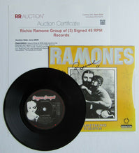 Load image into Gallery viewer, Ramones "Something To Believe In" Vinyl Record Signed By Richie Ramone 45RPM LOA