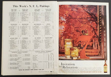 Load image into Gallery viewer, 1959 Yankee Stadium NFL Program New York Giants vs Green Bay Packers Football