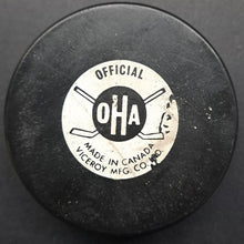 Load image into Gallery viewer, 1978 Brantford Alexanders OHA Major Jr. A Game Used Hockey Puck Viceroy Vintage