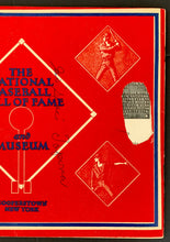 Load image into Gallery viewer, 1954 Baseball Hall Of Fame Multi Signed Program Cover MLB Allie Reynolds JSA LOA