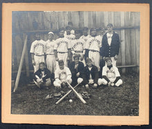 Load image into Gallery viewer, 1912 Crescents Baseball Team Photo Vintage Matted VTG
