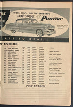 Load image into Gallery viewer, 1953 Stock Car Racing Program Exhibition Park Canada Norm Brioux Molson Trophy