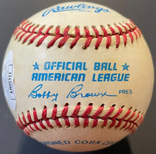 Load image into Gallery viewer, Bobby Brown MLB A.L. President Autographed Rawlings Baseball Signed LOA JSA