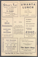 Load image into Gallery viewer, 1942 Quebec Senior League Game Program Ottawa Commandos v Rockliffe