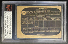 Load image into Gallery viewer, 1966-67 Topps Hockey #35 Bobby Orr Rookie Card Bruins RC Beckett Graded 1.5 BVG