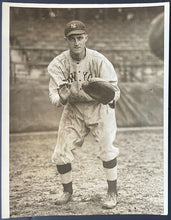 Load image into Gallery viewer, 1913 New York Yankees Catcher in Uniform at the Ballpark Photograph MLB LOA