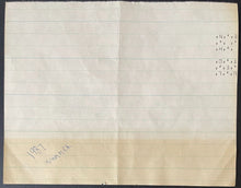 Load image into Gallery viewer, 1987 Lou Holtz Signed Handwritten Letter Norte Dame Football NCAA Autographed