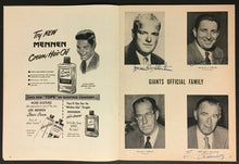 Load image into Gallery viewer, Durocher Feeney Stoneham Brannica +1 Signed 1951 World Series MLB Program JSA