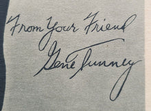 Load image into Gallery viewer, 1926 Gene Tunney Facsimile Autograph Photo