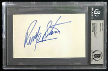 Load image into Gallery viewer, Ringo Starr Signed Index Card Autographed Beatles Beckett BAS Authentic Graded 8