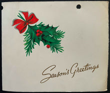 Load image into Gallery viewer, 1956 Toronto Maple Leafs International League Baseball Christmas Card