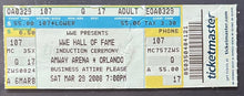 Load image into Gallery viewer, 2008 WWE Hall Of Fame Program + Ticket + Envelope Vintage Wrestling Ric Flair