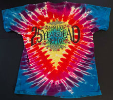 Load image into Gallery viewer, Vintage 1990 Grateful Dead T Shirt Tie Dye Space Your Face 25 Years 90s Garcia
