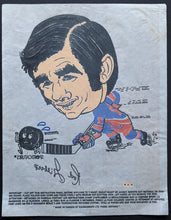 Load image into Gallery viewer, 1970-71 Kelloggs Sporticatures Iron-on Transfers Complete Set of 6 NHL Hockey