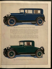 Load image into Gallery viewer, 1927 Essex Super-Six Hudson Car Company Automobile Brochure Vintage Cars Photos