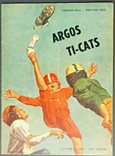 Load image into Gallery viewer, 1961 CFL Football Program CNE Stadium Toronto Argos vs Hamilton Tiger Cats