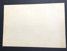 Load image into Gallery viewer, VTG 1926 Brooklyn New York Varsity Wrestling Basketball Poster Alfred University