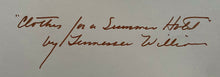 Load image into Gallery viewer, Geraldine Page Autographed Photo Actress Zelda Clothes For A Summer Hotel JSA
