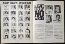 Load image into Gallery viewer, 1974 WHA Jersey Knights Home Game Program Houston Aeros Gordie Howe Hockey