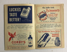 Load image into Gallery viewer, 1953 Cincinnati Reds vs New York Giants MLB Polo Grounds Baseball Program