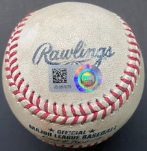 Load image into Gallery viewer, 2021 MLB Game Used Baseball Baltimore Orioles v Toronto Blue Jays Hyun Jin Ryu