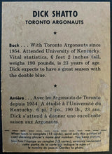Load image into Gallery viewer, 1956 Nabisco Shredded Wheat CFL Football #14E Dick Shatto Toronto Argonauts