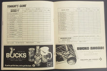 Load image into Gallery viewer, 1972 Boston Garden NBA Program Milwaukee Bucks vs Celtics Havlicek Abdul Jabbar