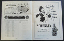 Load image into Gallery viewer, 1947 Chicago Stadium Rare NHL Program Chicago Blackhawks vs Toronto Maple Leafs