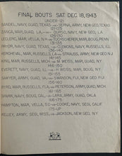 Load image into Gallery viewer, 1943 Vintage United States Forces Boxing Championships Program Solomon Islands
